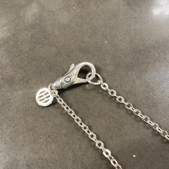 John Hardy Sterling Silver Moonstone Bamboo Bracelet and Necklace Bundle. - Picture 5 of 13